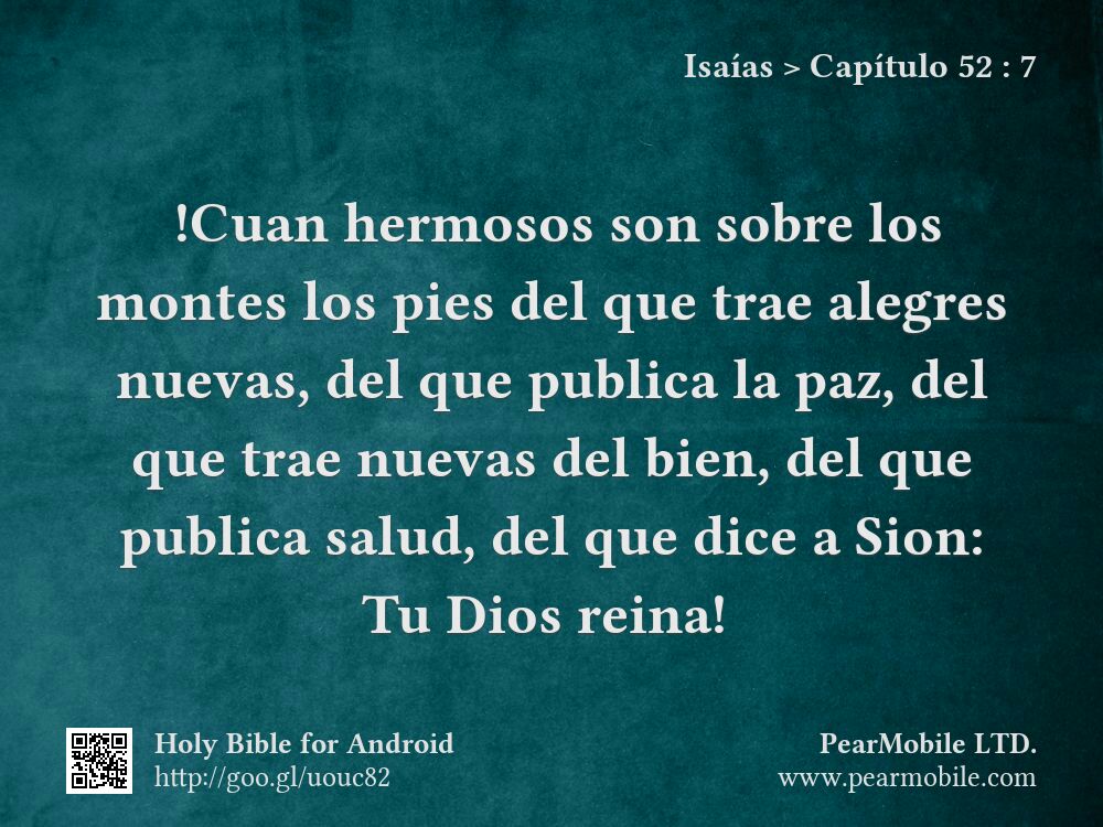 Isaías, Capítulo 52:7